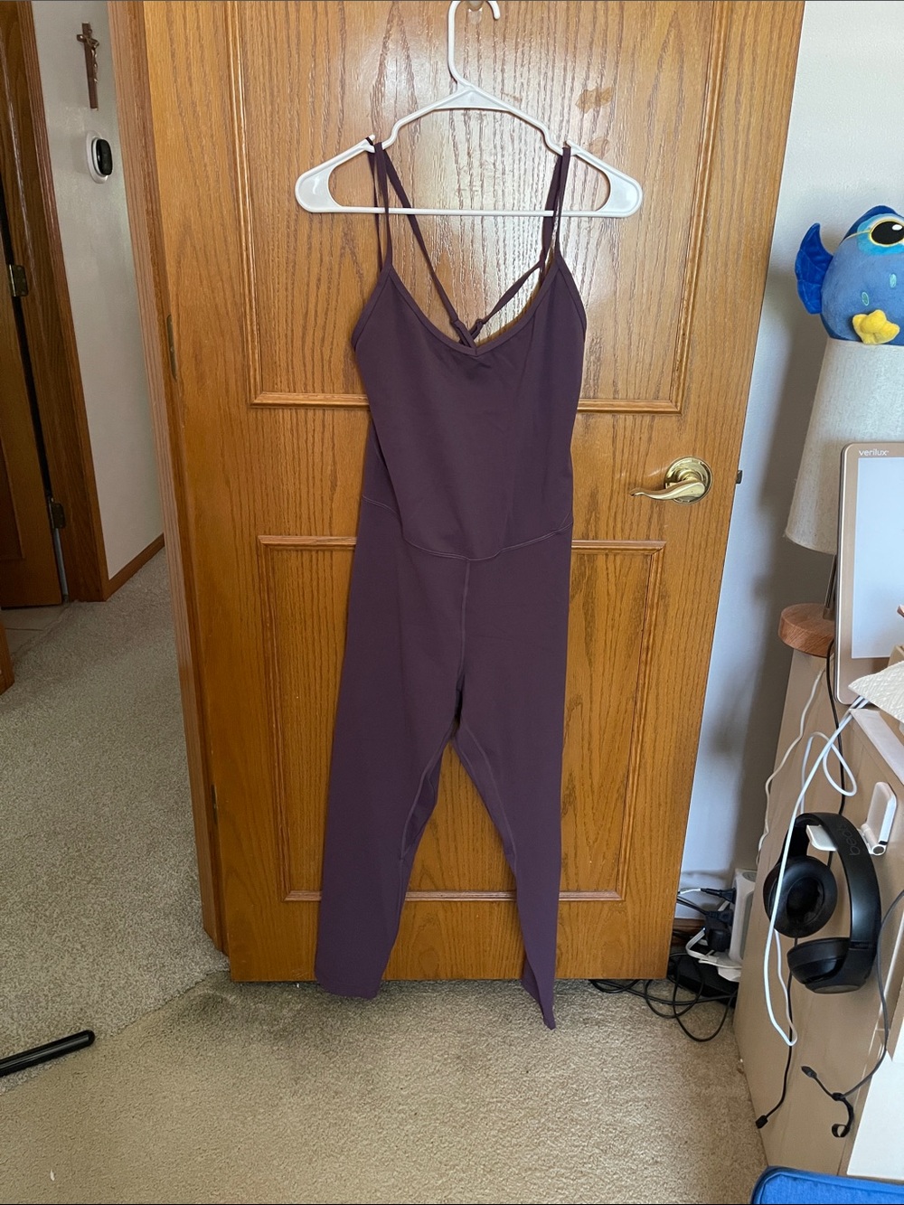 lululemon athletica Align Grape Thistle Strappy Jumpsuit